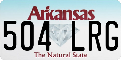 AR license plate 504LRG
