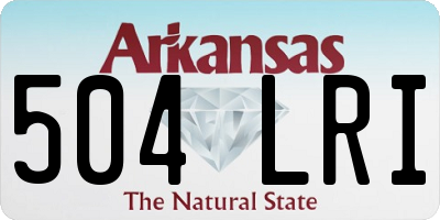AR license plate 504LRI