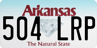 AR license plate 504LRP
