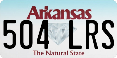 AR license plate 504LRS