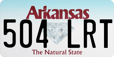 AR license plate 504LRT