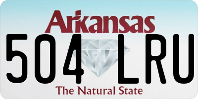 AR license plate 504LRU