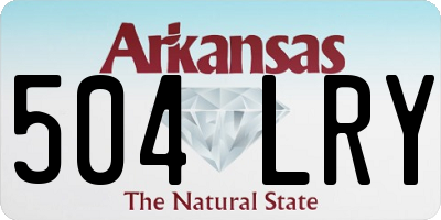 AR license plate 504LRY
