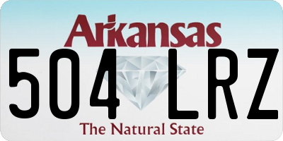 AR license plate 504LRZ