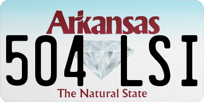 AR license plate 504LSI