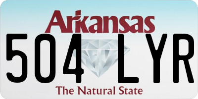 AR license plate 504LYR