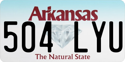AR license plate 504LYU