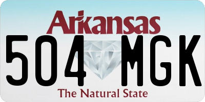 AR license plate 504MGK