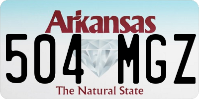 AR license plate 504MGZ