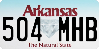 AR license plate 504MHB