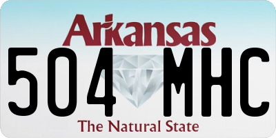 AR license plate 504MHC