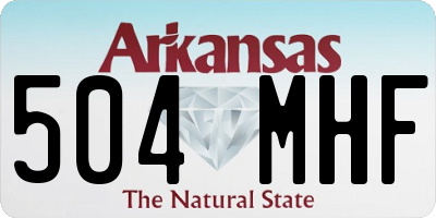 AR license plate 504MHF