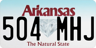 AR license plate 504MHJ