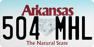 AR license plate 504MHL