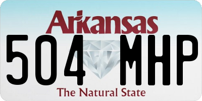AR license plate 504MHP