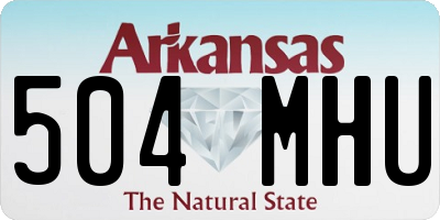 AR license plate 504MHU