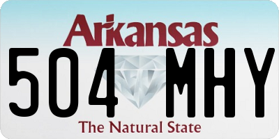 AR license plate 504MHY