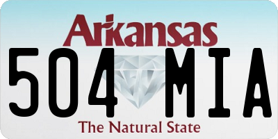 AR license plate 504MIA