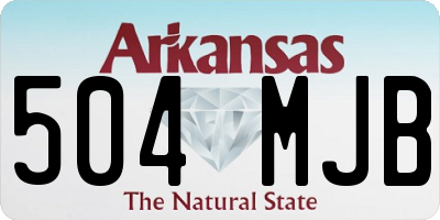 AR license plate 504MJB
