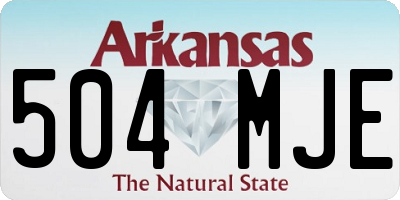AR license plate 504MJE