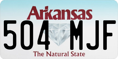 AR license plate 504MJF