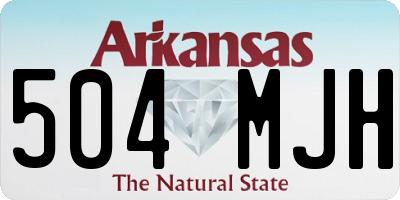 AR license plate 504MJH