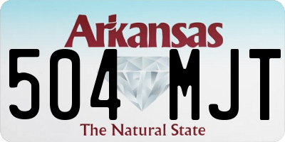 AR license plate 504MJT
