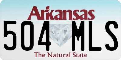 AR license plate 504MLS