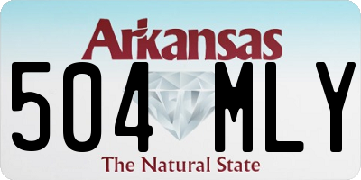 AR license plate 504MLY