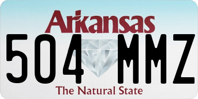 AR license plate 504MMZ