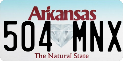 AR license plate 504MNX