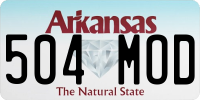 AR license plate 504MOD