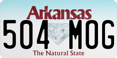 AR license plate 504MOG