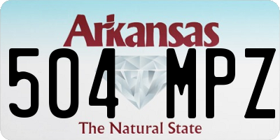 AR license plate 504MPZ