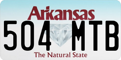 AR license plate 504MTB
