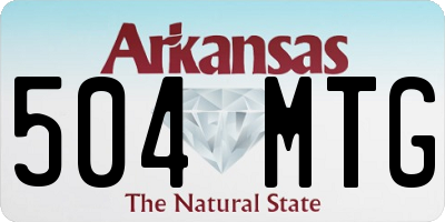 AR license plate 504MTG