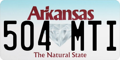 AR license plate 504MTI