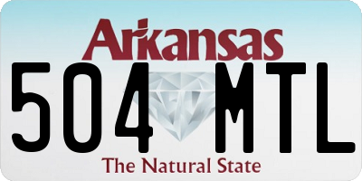 AR license plate 504MTL
