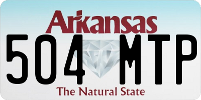 AR license plate 504MTP