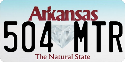AR license plate 504MTR