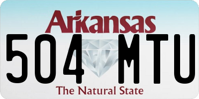 AR license plate 504MTU
