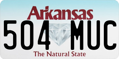 AR license plate 504MUC
