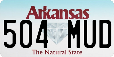 AR license plate 504MUD