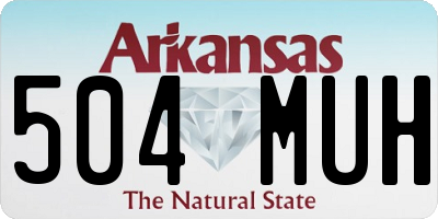 AR license plate 504MUH