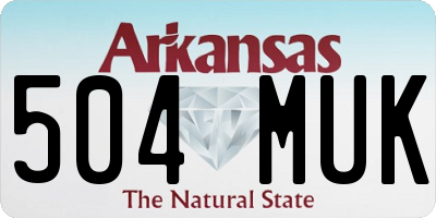 AR license plate 504MUK