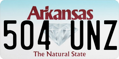 AR license plate 504UNZ