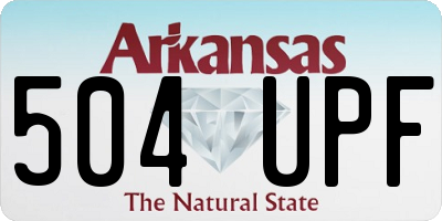 AR license plate 504UPF