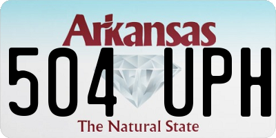 AR license plate 504UPH