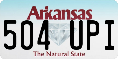 AR license plate 504UPI