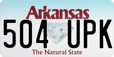 AR license plate 504UPK